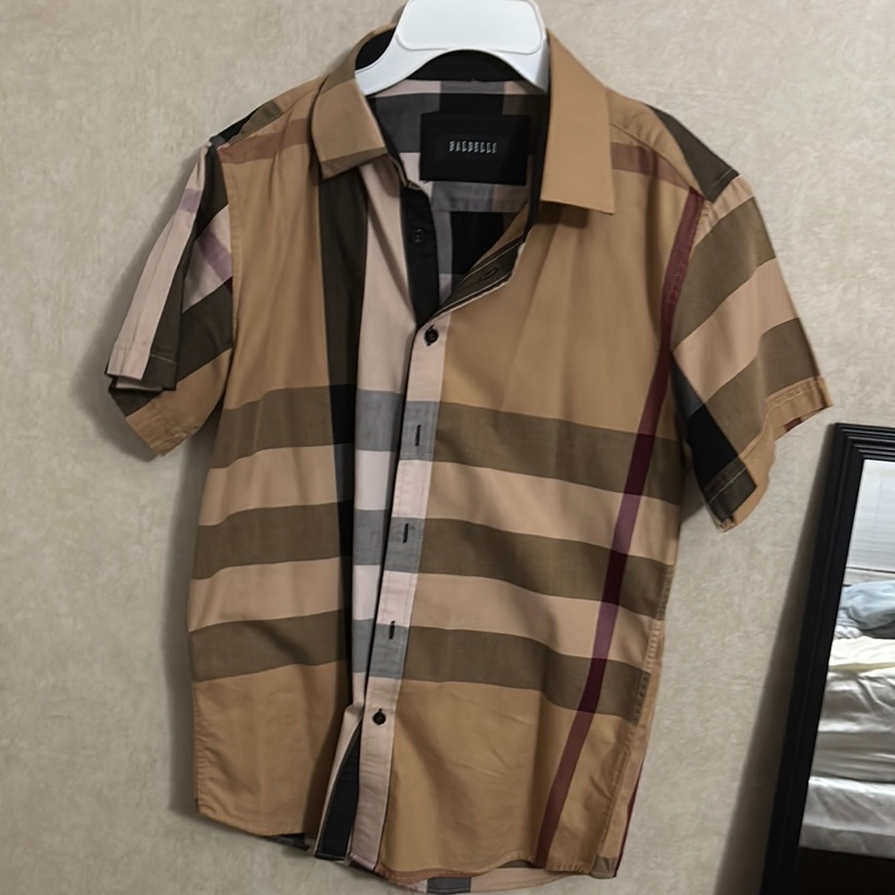 Plaid Short Sleeve Shirt